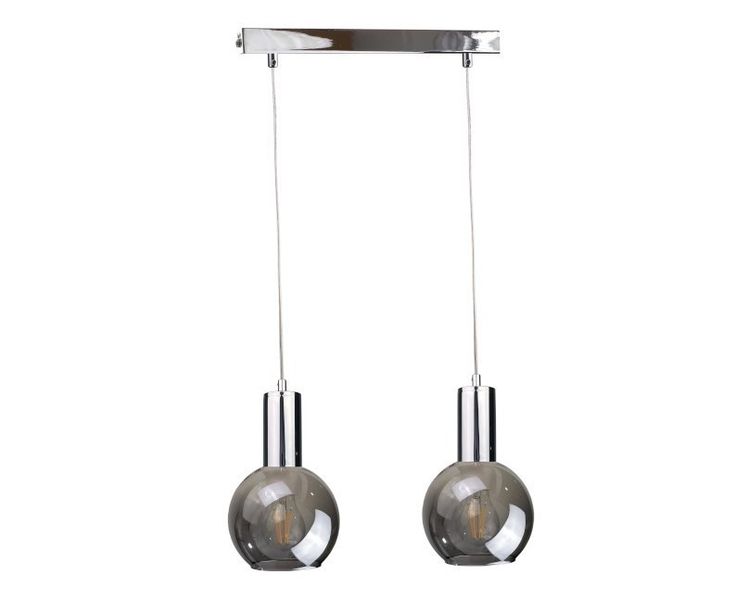 Lampa wisząca 2xE27 SUPRA SILVER zdjęcie 1