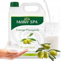 Möller SPA MYDŁO W PIANIE PIANCE MLEKO & OLIWA WYDAJNE 5L DO DOZOWNIKÓW