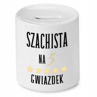 Dla Szachisty Skarbonka Szachista Na 5 Gwiazdek Z Nadrukiem Ze Zdjęciem