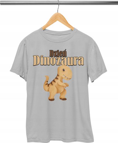 KOSZULKA DZIECIĘCA T-SHIRT - DZIEŃ DINOZAURA NIETYPOWE DNI - L 146-152 na Arena.pl