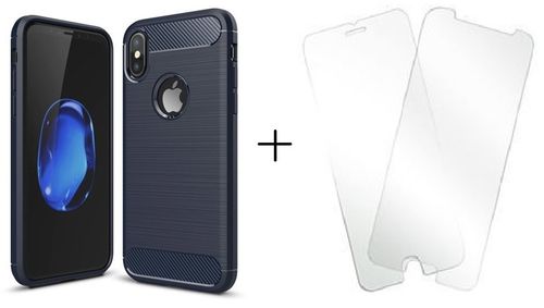 CASE ETUI NIEBIESKIE IPHONE X + SZKŁO GRATIS na Arena.pl