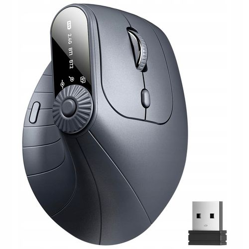 Myszka wertykalna Ergonomiczna pionowa MYSZ bezprzewodowa WiFi Bluetooth BT na Arena.pl
