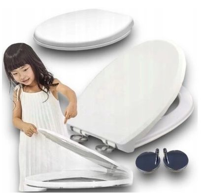 Deska Sedesowa Wolnoopadająca 0041-1 WC Twarda Wypinana Uniwersalna na Arena.pl