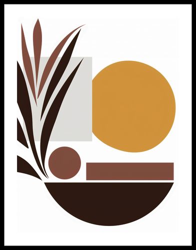 Plakat 75x100cm Stylizacja Roślin na Arena.pl