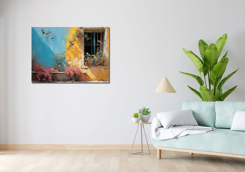 Obraz 100x70cm Słoneczna Ulica zdjęcie 2
