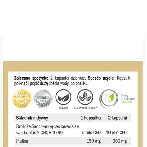 Yango PROBIOTYK SCB-10 + PREBIOTYK wsparcie: ZDROWE JELITA MIKROFLORA 90kps na Arena.pl