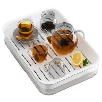 Taca kuchenna dwuwarstwowa ociekacz na naczynia warzywa owoce