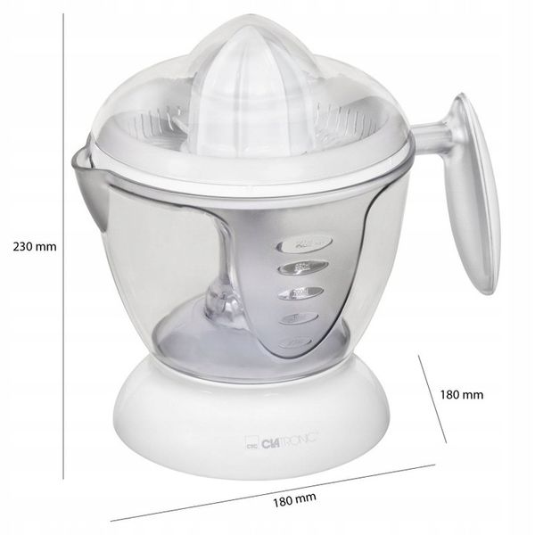 WYCISKARKA WYCISKACZ DO POMARAŃCZY CYTRUSÓW CYTRYN CLATRONIC 1 L zdjęcie 9