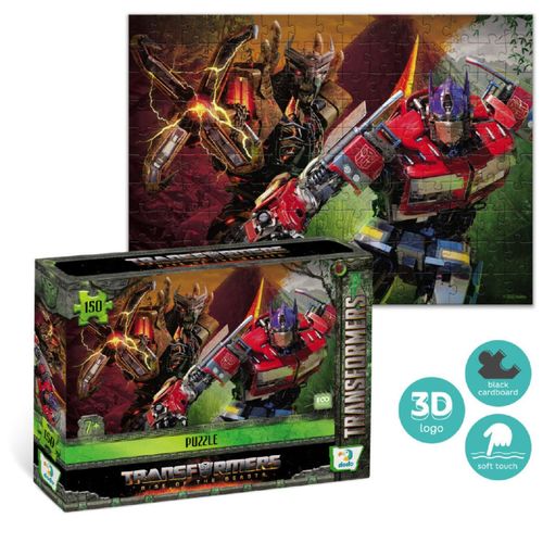 puzzle edukacyjne kolekcja 150 elementów soft touch transformers na Arena.pl