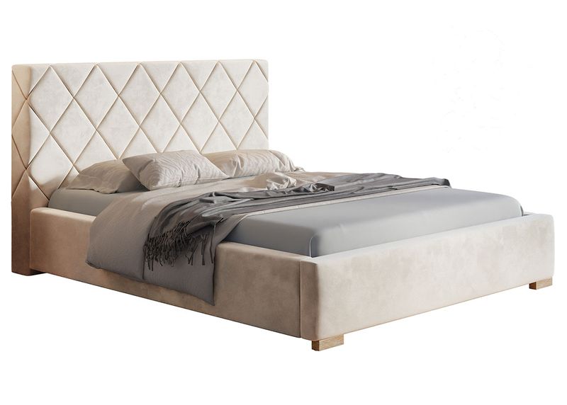 Łóżko tapicerowane 180x200 Royal 7 pojemnik stelaż zdjęcie 1