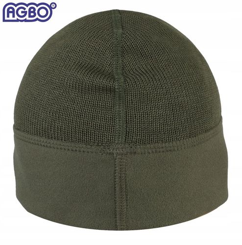 CZAPKA ZIMOWA WOJSKOWA WP WZ.420Z-MON Wełna MERINO Dwustronna Olive 54-55 na Arena.pl