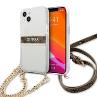 Guess GUHCP13SKC4GBGO iPhone 13 mini 5,4" Transparent hardcase 4G Brown