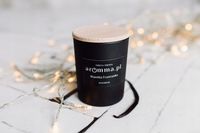 ŚWIECA SOJOWA WANILIA FRANCUSKA 300 ML AROMMA 50H ZAPACHU WANILIA I KA