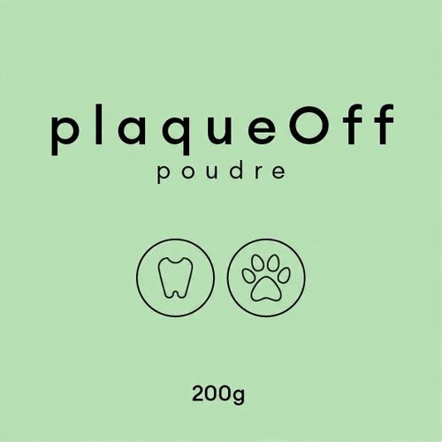 PlaqueOff 200 g – Suplement z alg na kamień nazębny dla psa i kota PLAQUE na Arena.pl