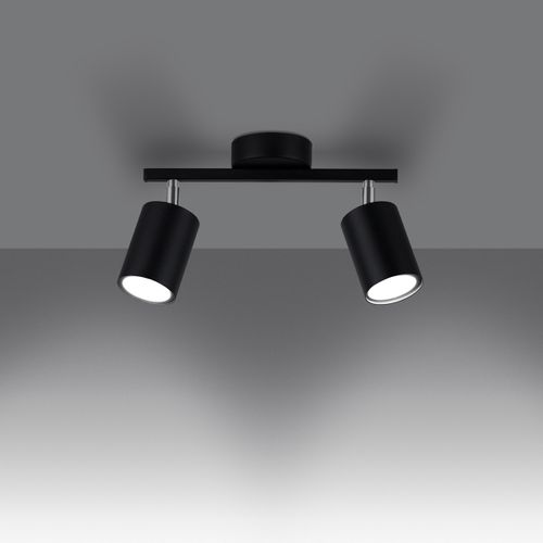 Plafon LEMMI 2 czarny na Arena.pl