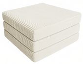 MATERAC PUFA FOTEL rozkładany składany turystyczny 192/64/8cm EKRI sztruks