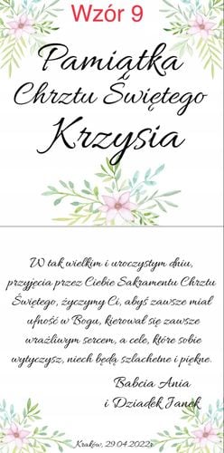 Pamiątka Chrztu Świętego pudełko na pieniądze na Arena.pl