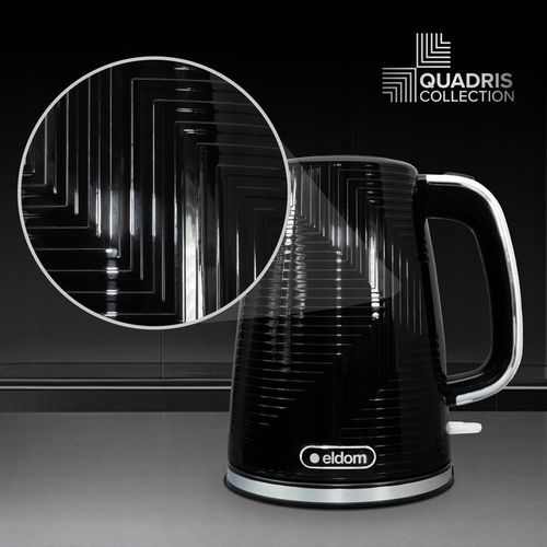CZAJNIK ELEKTRYCZNY BEZPRZEWODOWY CZARNY 2200W 1,7l STRIX ELDOM C320C na Arena.pl