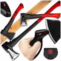 SIEKIERA ROZŁUPUJĄCA DO ŁUPANIA ZESTAW SIEKIER FIBERGLASS 3 SZT +