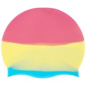Czepek pływacki silikonowy Aqua Sport Monocap Multi Pink Blue 6-10lat