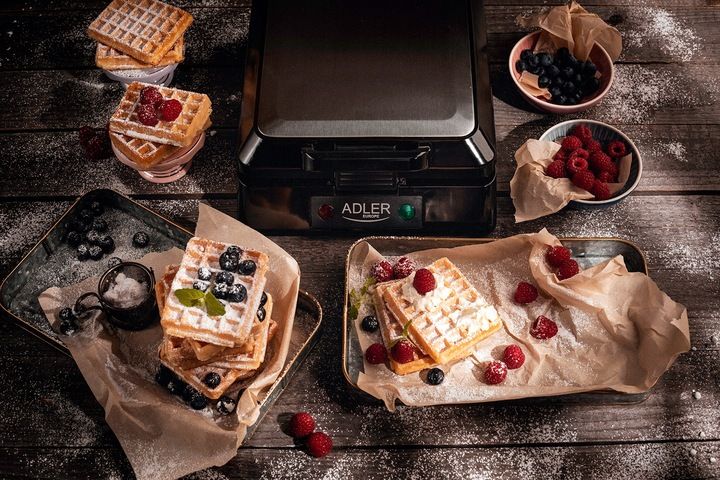 GOFROWNICA 4 CHRUPIĄCE GOFRY DUŻA MOC 1500W AD3036 zdjęcie 3