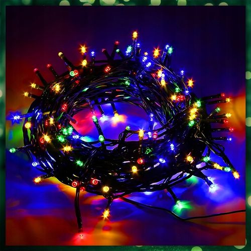 LAMPKI CHOINKOWE MULTIKOLOR 1000LED 8 TRYB ZEW/WEW 63 METRY NA CHOINKĘ na Arena.pl