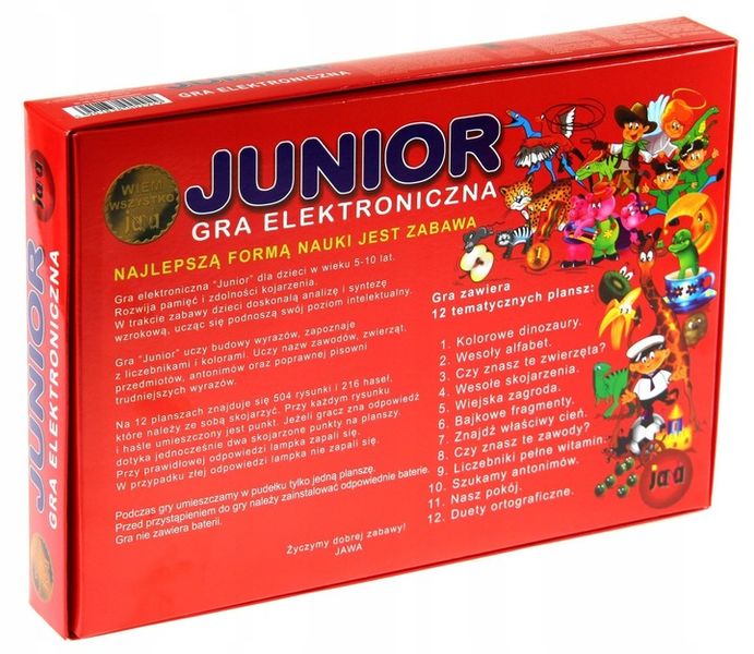 JAWA GRA ELEKTRONICZNA JUNIOR WIEM WSZYSTKO zdjęcie 3