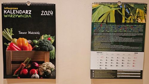 Książka infouprawa JAK UPRAWIAĆ WARZYWA + Kalendarz Warzywnika 2024 na Arena.pl