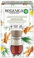 botanica by air wick karaibski wetiwer & drzewo  & sandalwood 19ml komplet