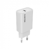 CANYON Ładowarka sieciowa OnCharge 30CL 30W 1xPD UK Biała