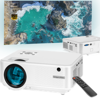 Projektor LED Full HD USB 5000Lm 150" rzutnik pilot Kruger&Matz V-LED20