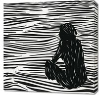 Obraz 70x70cm Złożone Fluidalne Linie