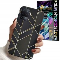 ETUI DO OPPO RENO 5 LITE A94 4G - MARMUREK GEOMETRYCZNE WZORY + FOLIA