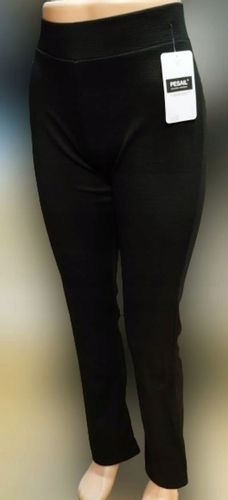 Spodnie damskie elastyczne HIT wzorek bawełna wysoki stan L/XL CZARNE na Arena.pl