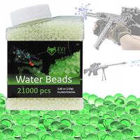 Kulki żelowe naboje do Pistoletu i Karabinu 7-8mm FLUORESCENCYJNE 21000szt