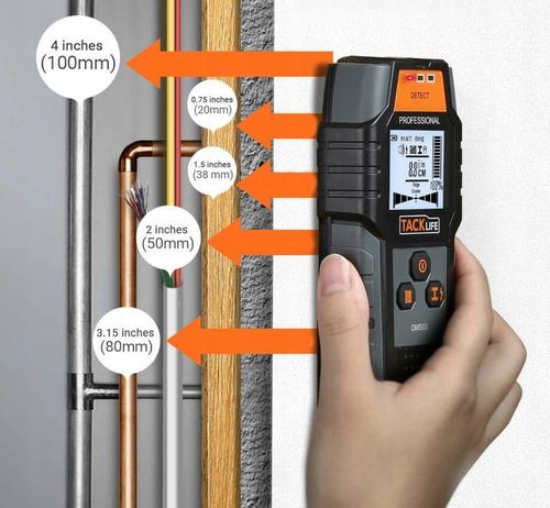 WYKRYWACZ PRZEWODÓW KABLI METALU DREWNA DETEKTOR NAPIĘCIA TACKLIFE na Arena.pl