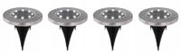 LAMPA SOLARNA NAJAZDOWA ZEWNĘTRZNA GLOBO 33414-4 IP44 8x0,1W LED 6500K