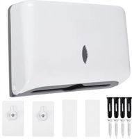 POJEMNIK DOZOWNIK PODAJNIK RĘCZNIKI PAPIEROWE ZZ BIAŁY NAŚCIENNY MONTAŻ