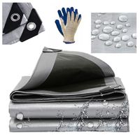 MOCNA plandeka 4x5 260g płachta GRUBA okrycie mrozoodporna wodoodporna