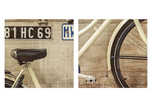 Zegar Ścienny - Rower Mur Tablica - 30X30 Cm - C3Ar30X30-3764 na Arena.pl