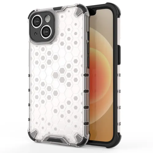 Honeycomb etui iPhone 14 pancerny hybrydowy pokrowiec przezroczyste na Arena.pl