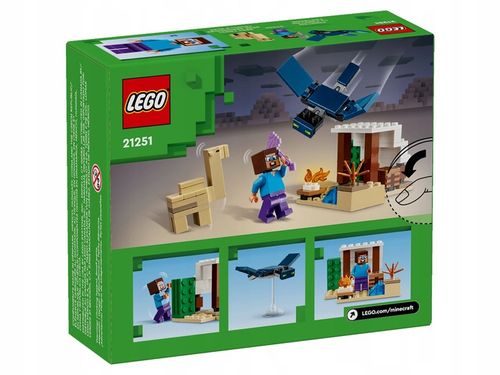 LEGO MINECRAFT Loch szkieletów 21189+Pustynna wyprawa Steva 21251 MAINCRAFT na Arena.pl