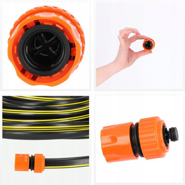 SZYBKOZŁĄCZKA ZŁĄCZKA DO WĘŻA 3/4 CAL FUNKCJA STOP zdjęcie 2