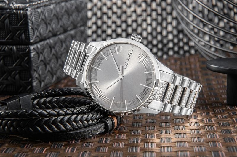 zegarek męski calvin klein iconic brancelet 25200036 + box zdjęcie 6