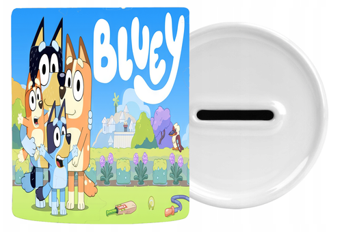 Skarbonka Ceramiczna Bluey i Przyjaciele - Blue i Bingo na Arena.pl
