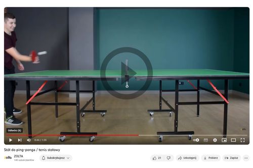 Stół do ping ponga zielony na Arena.pl