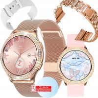 SMARTWATCH DAMSKI ZEGAREK ELEGANCKI DIAMOND SPORT ROZMOWY PULS
