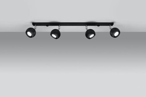 Spot LAMPA sufitowa SL.0447 reflektorowa OPRAWA listwa spot balls czarne na Arena.pl