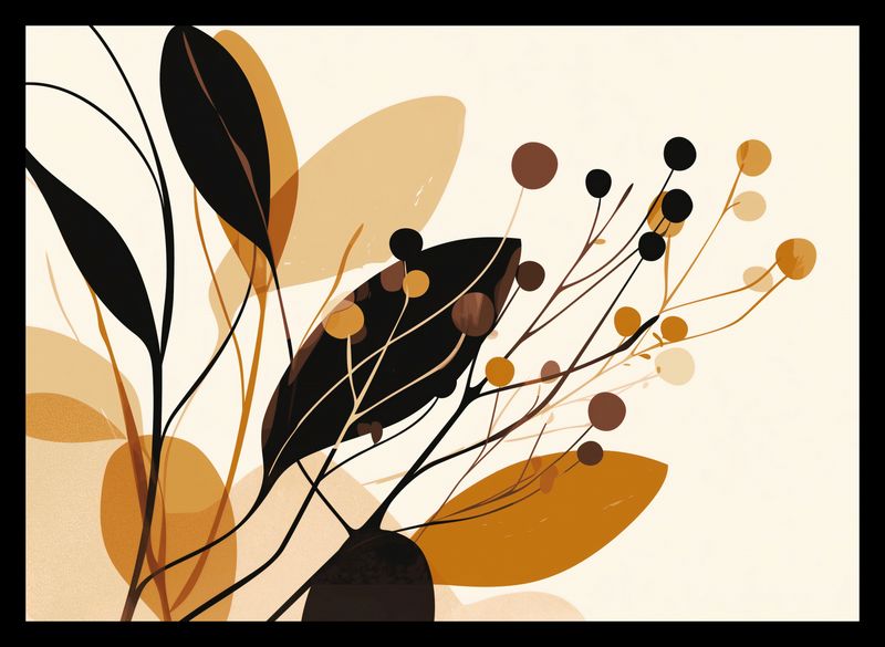 Plakat 35x25cm Jesienne Sylwety zdjęcie 2