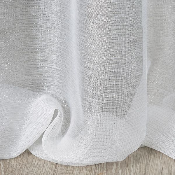 Firana gotowa na przelotkach ARLONA 140x250 Eurofirany biały zdjęcie 6